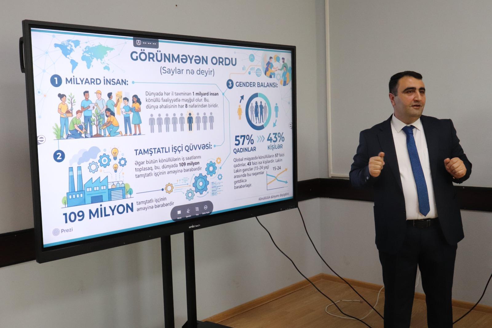 İsmayıllıda “Pərdəarxası: könüllülük” təlimi keçirilib