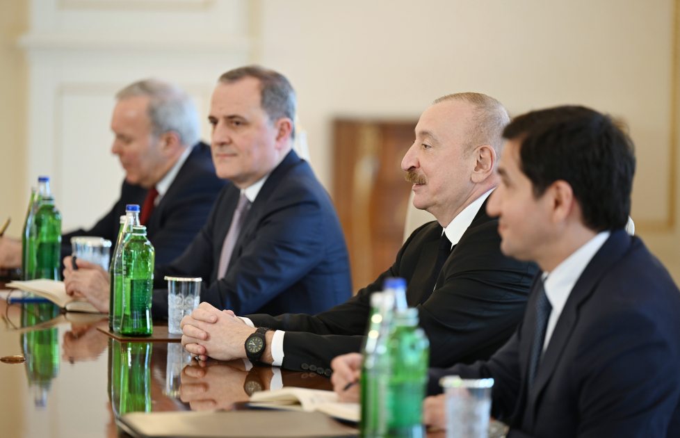 İlham Əliyev Kaya Kallası qəbul etdi (FOTO)