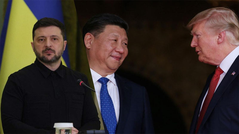 Zelenski Trampın Si Szinpinlə görüşündən gözləntilərini açıqladı