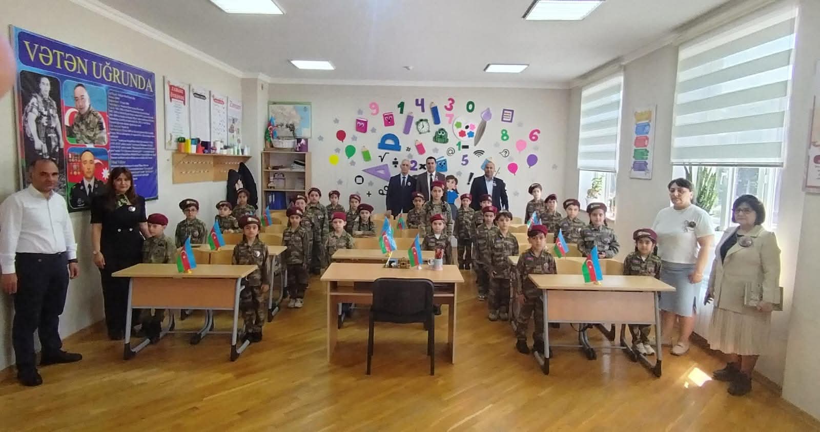 Şəhid mayor Vüsal Vəliyevin xatirəsi məktəbdə ehtiramla anıldı (FOTO)