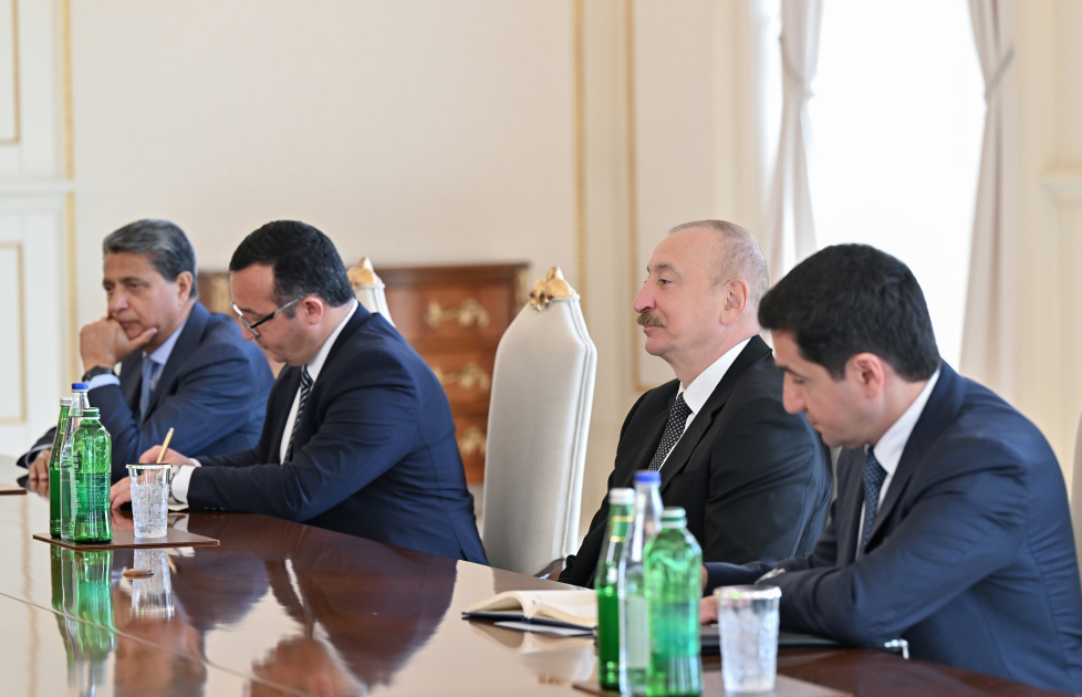 Prezident Slovakiya Milli Şurası sədrini qəbul etdi (FOTO)
