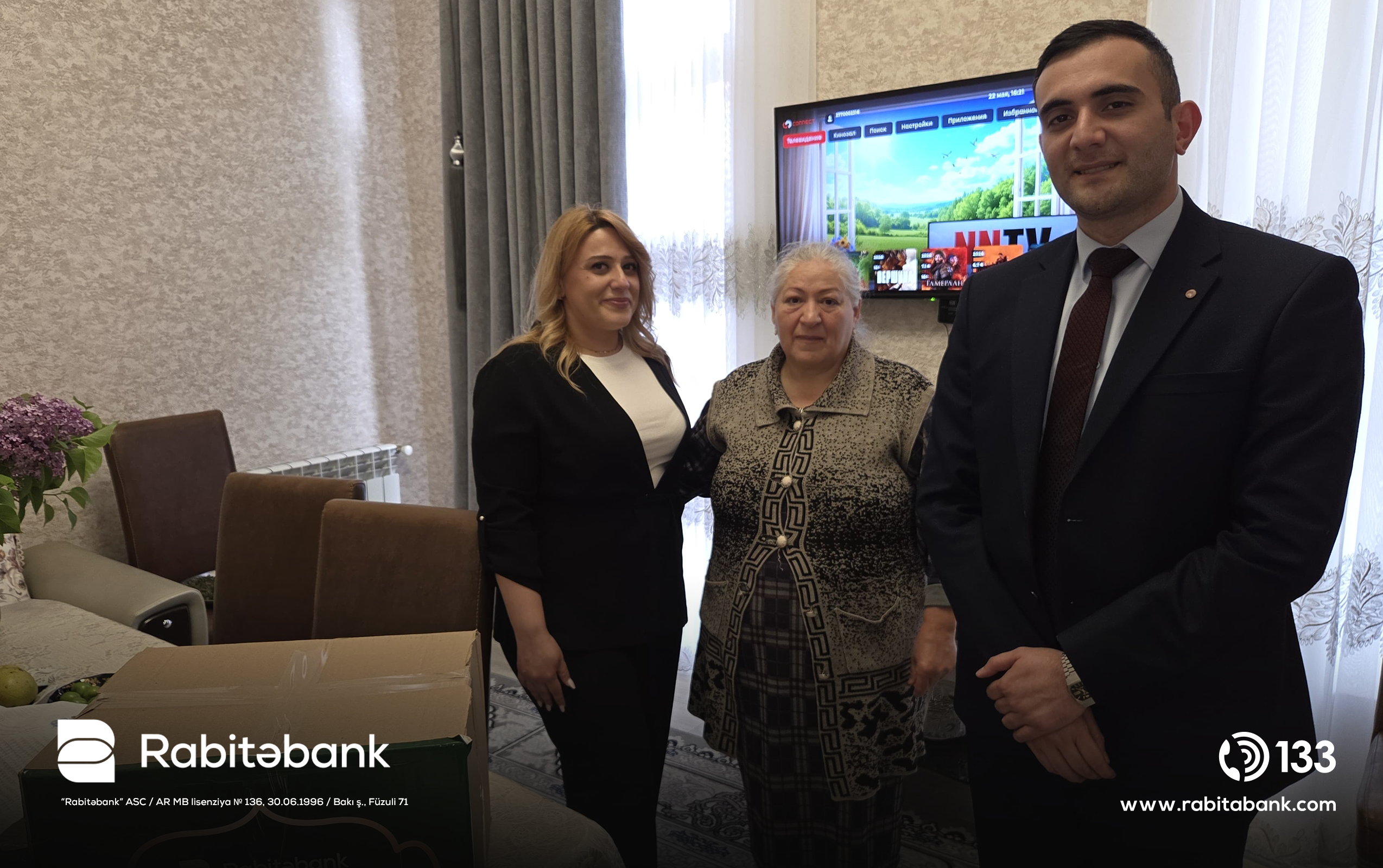 Rabitəbank Qurban bayramında Qarabağda yaşayan şəhid və qazi ailələrini ziyarət edib