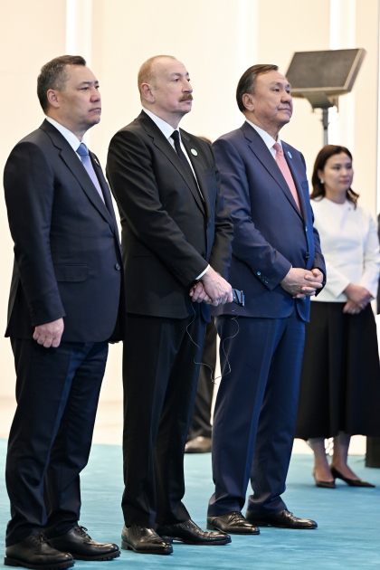 TDT liderləri Türk Sivilizasiyası Mərkəzinin təməlqoyma mərasimində iştirak etdi (FOTO)