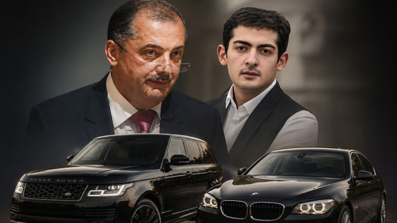Vilyam Hacıyevin ailəsinin sürdüyü maşınlar 