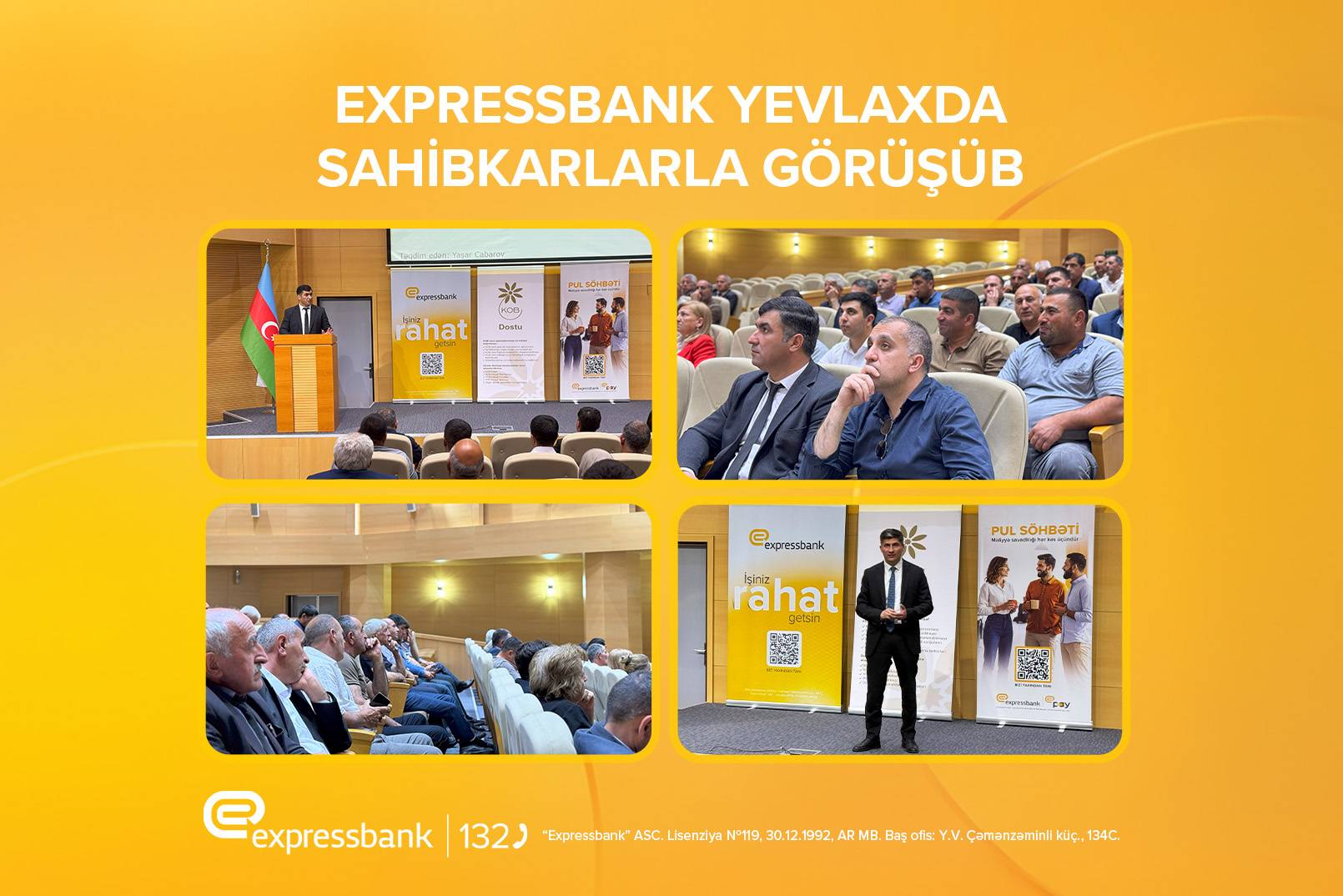 Expressbank region sahibkarları üçün növbəti “Maliyyə savadlılığı” təlimi keçirib