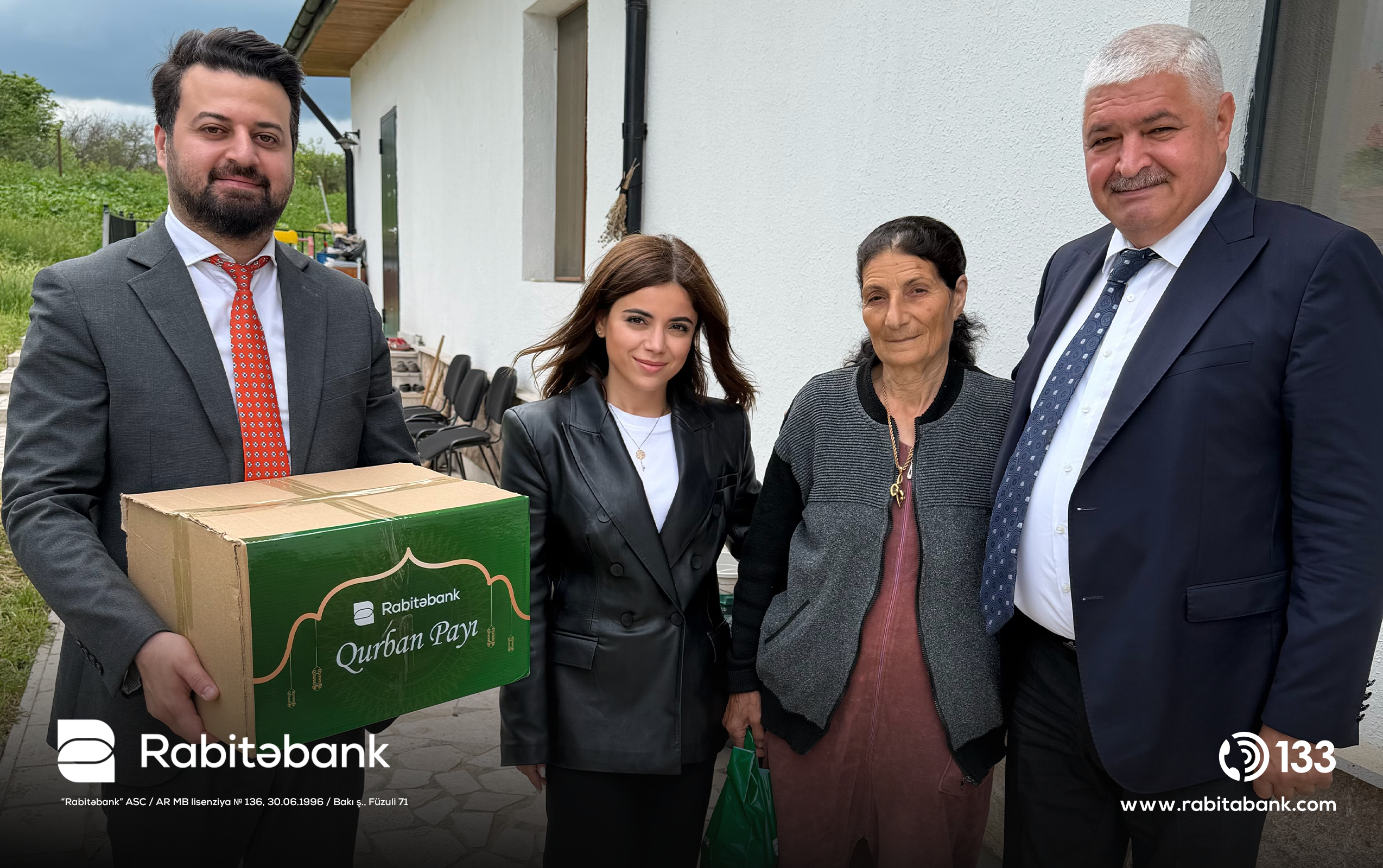 Rabitəbank Qurban bayramında Qarabağda yaşayan şəhid və qazi ailələrini ziyarət edib