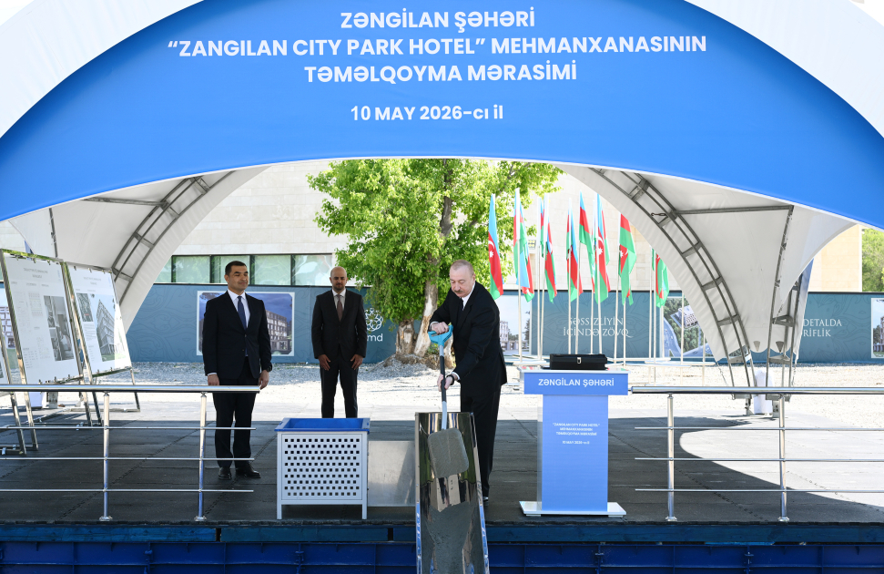 Prezident sakinlərlə görüşdü, 