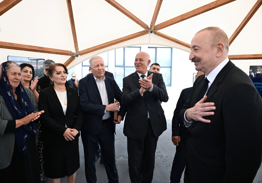 Prezident və birinci xanım Cəbrayıla səfər etdi (YENİLƏMİB)