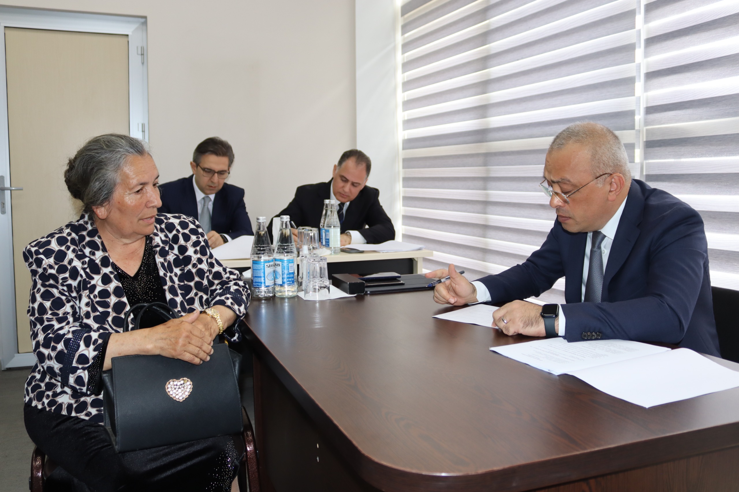 ADSEA sədri Naftalan şəhərində vətəndaşlarla görüşdü (FOTO)