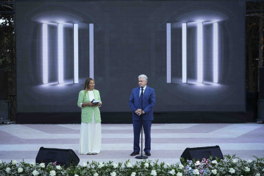 Xətaidə Sabir Rüstəmxanlının 80 illik yubileyinə həsr olunmuş təntənəli tədbir keçirildi (FOTO)