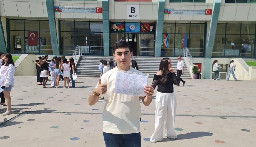 Yaqub Zurufçunun oğlu fərqlənmə attestatı aldı