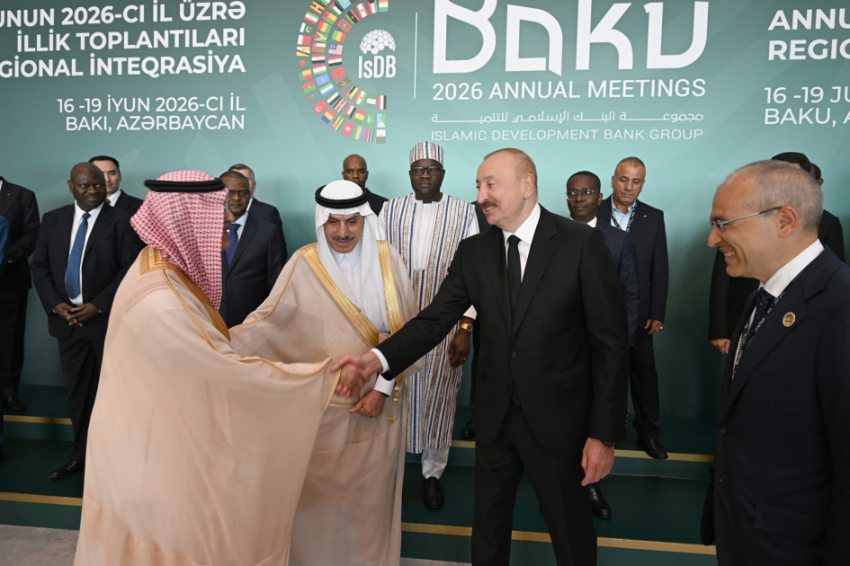 Prezident İslam İnkişaf Bankı Qrupunun İllik Toplantılarının açılış mərasimində çıxış etdi (FOTO)