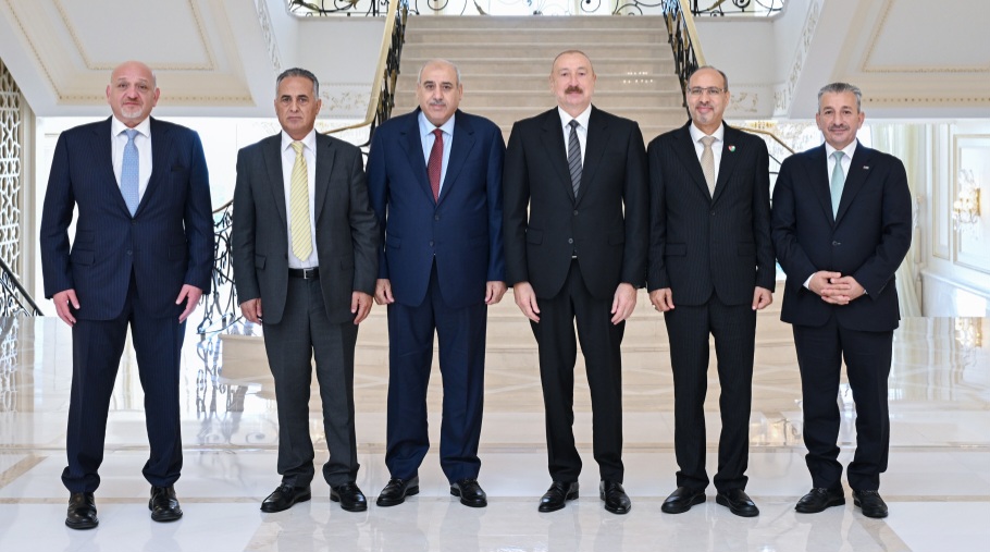 Prezident İordaniya Nümayəndələr Palatasının nümayəndə heyətini qəbul etdi (FOTO)
