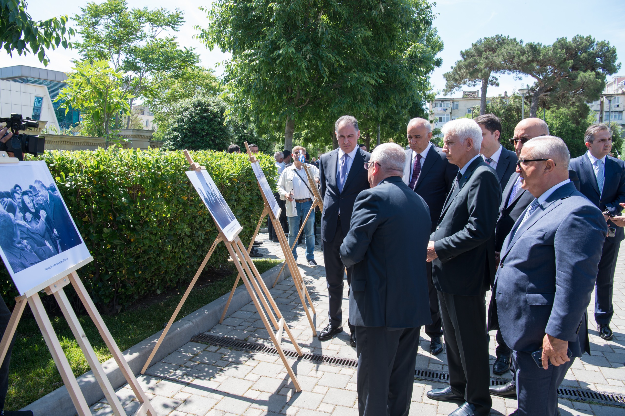 Yasamal parkında tarixi su təsərrüfatı obyektlərinə baxış sərgisi təşkil olundu (FOTO)