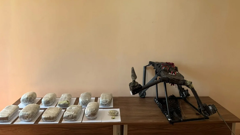 İrandan 41 kq narkotikin keçirilməsinin qarşısı alındı, PUA zərərsizləşdirildi (FOTO)