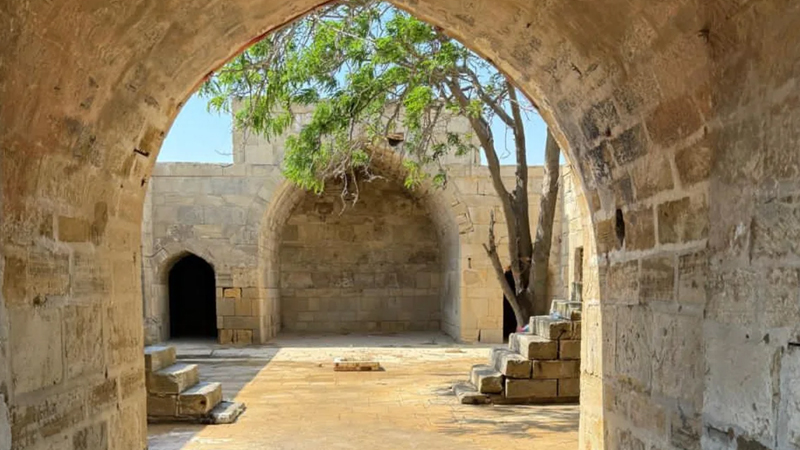 Səngəçal karvansarasına ziyan vuruldu - Araşdırma başladı (FOTO)