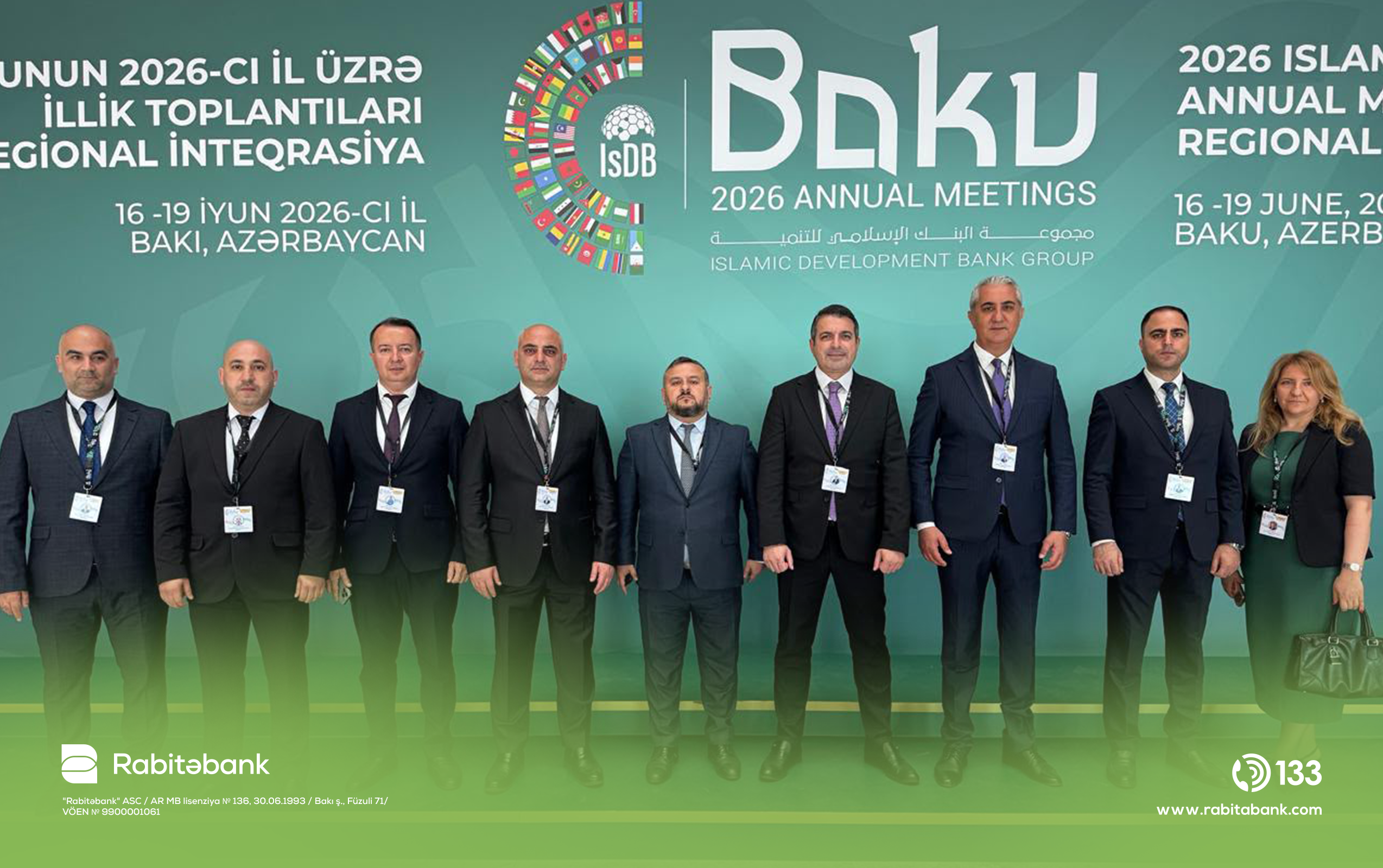 Rabitəbank İslam İnkişaf Bankı Qrupuna daxil olan İslam Ticarət Maliyyə Korporasiyası ilə 10 milyon ABŞ dolları məbləğində maliyyələşmə sazişi imzalayıb