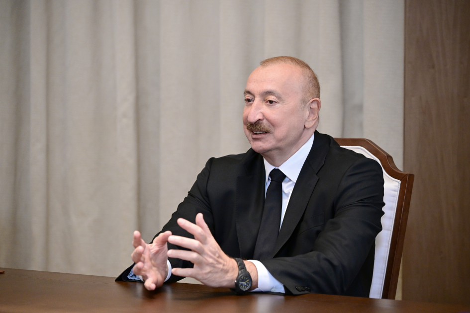 Prezident Ərəb Koordinasiya Qrupunun nümayəndələrini qəbul etdi (FOTO)