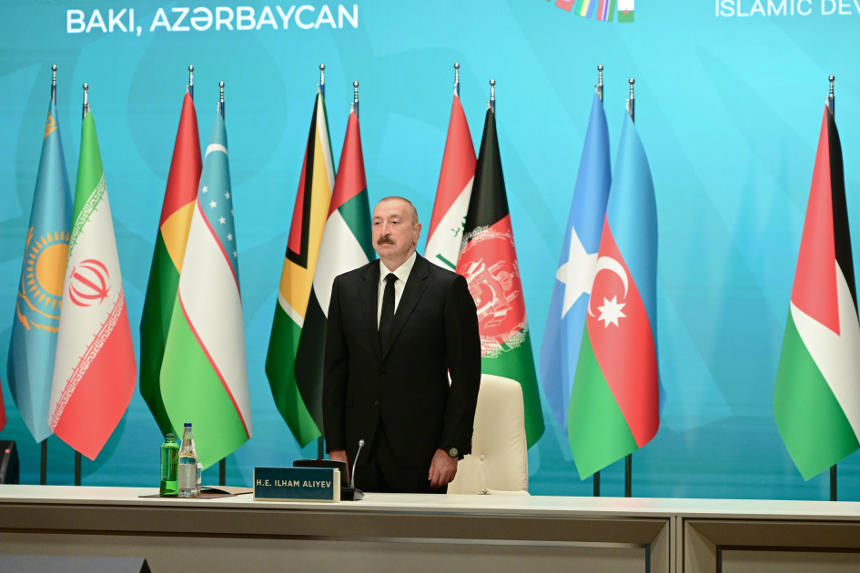 Prezident İslam İnkişaf Bankı Qrupunun İllik Toplantılarının açılış mərasimində çıxış etdi (FOTO)