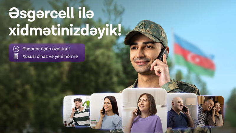 Azercell Silahlı Qüvvələr Günü münasibətilə 