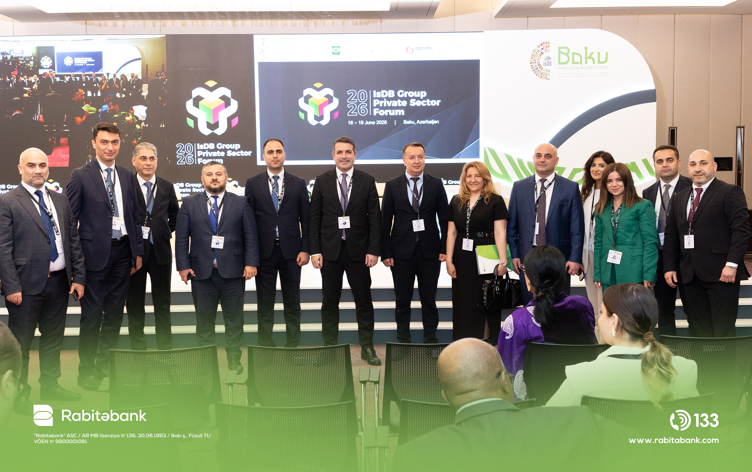 Rabitəbank İslam İnkişaf Bankı Qrupuna daxil olan İslam Ticarət Maliyyə Korporasiyası ilə 10 milyon ABŞ dolları məbləğində maliyyələşmə sazişi imzalayıb