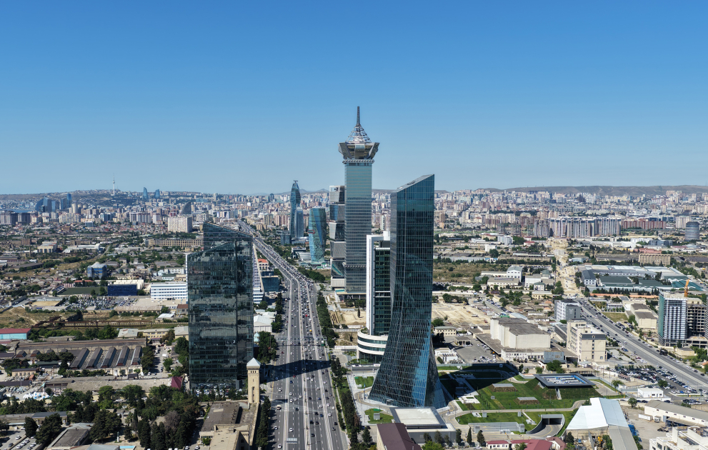 Prezident Mərkəzi Bankın yeni binasının açılışında iştirak etdi (FOTO)