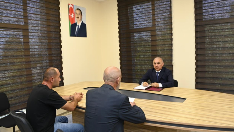 Vüqar Əhmədov Qax və Zaqatala sakinləri ilə görüşdü (FOTO)
