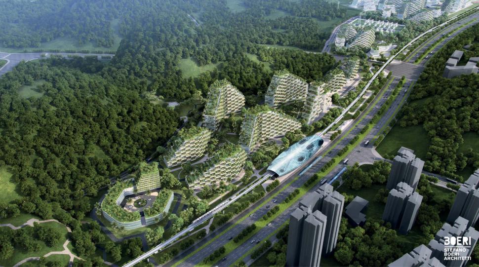 Çində binaları 40 min ağacla örtüləcək 