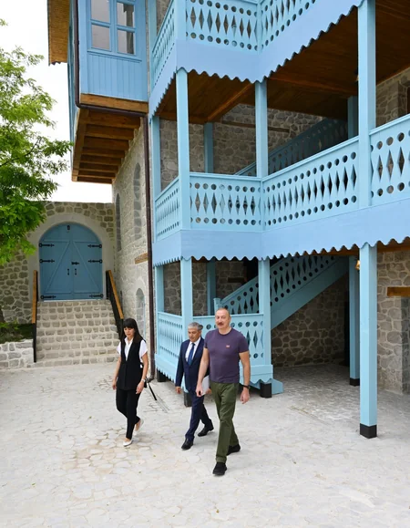 İlham Əliyev Şuşada 