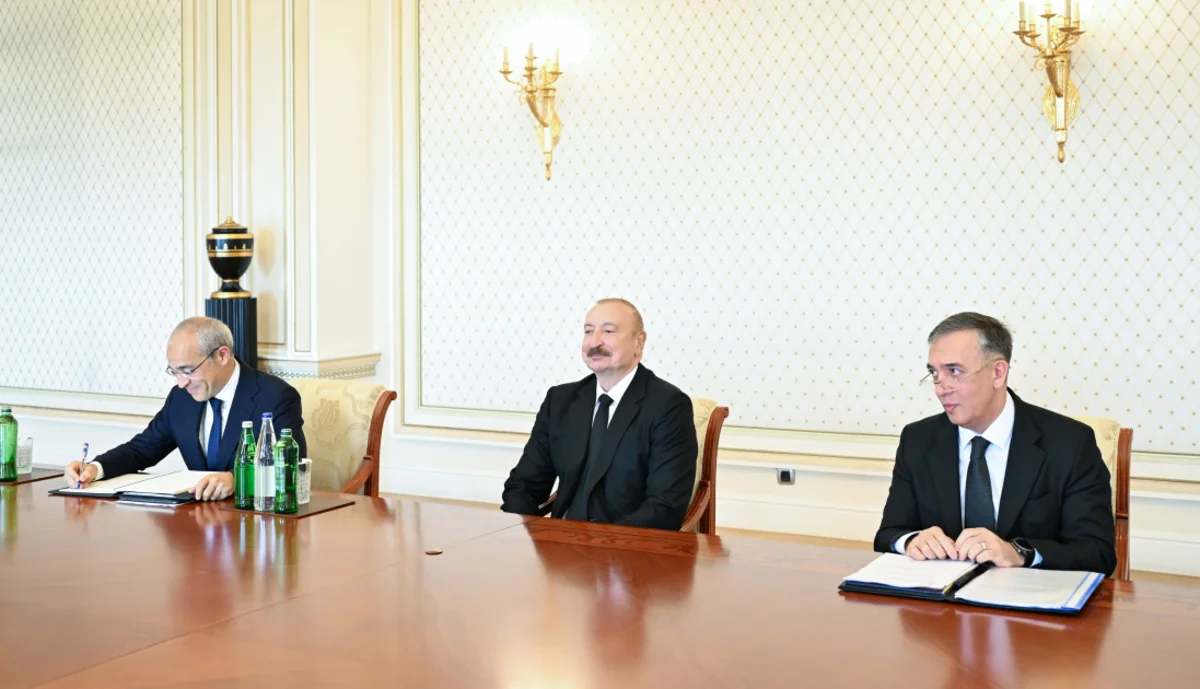 Prezident İlham Əliyev bir sıra beynəlxalq qurumların rəhbər şəxslərini qəbul edib - FOTO
