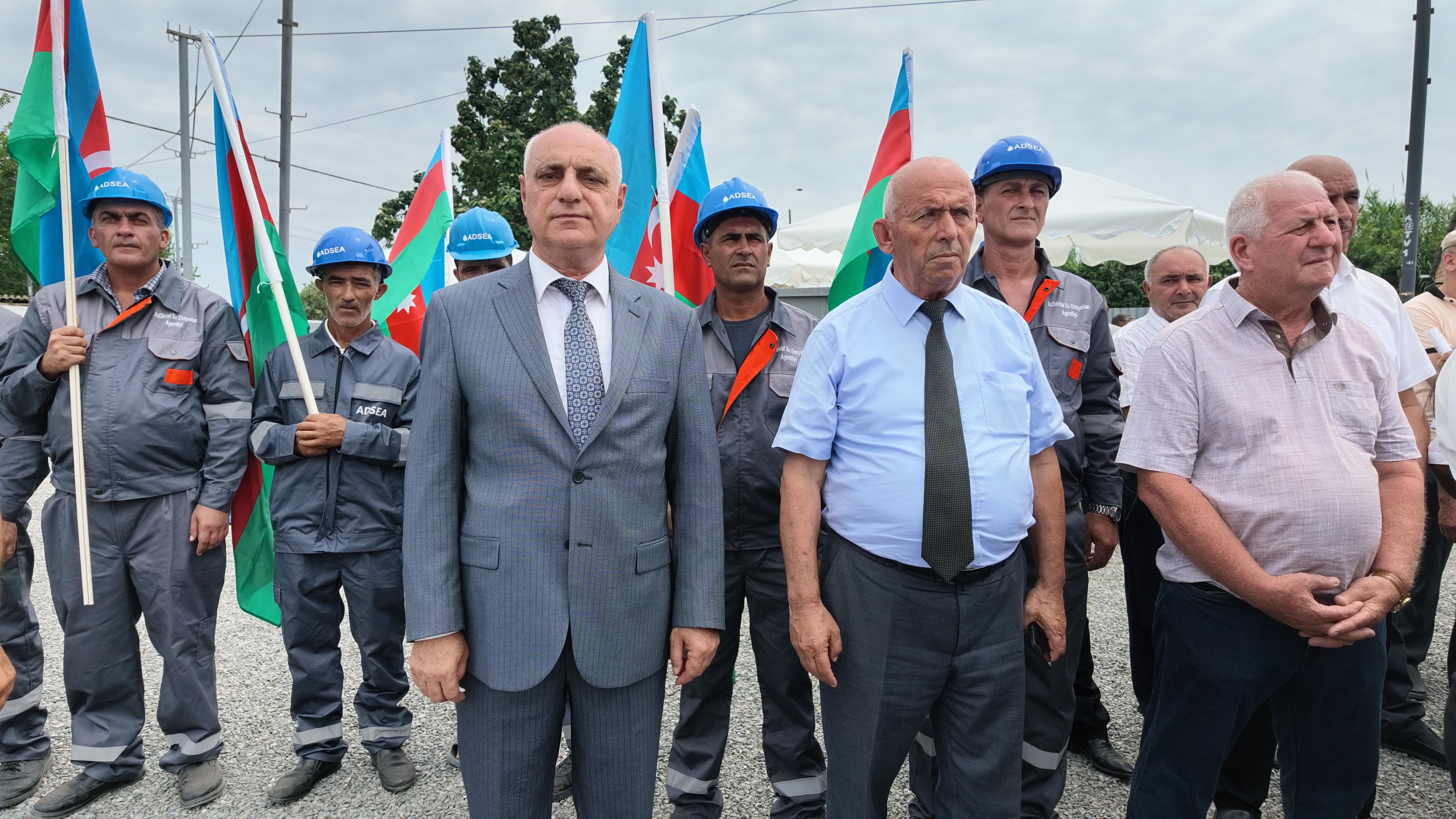 ADSEA daha bir kəndi içməli su ilə təmin edib (FOTO)