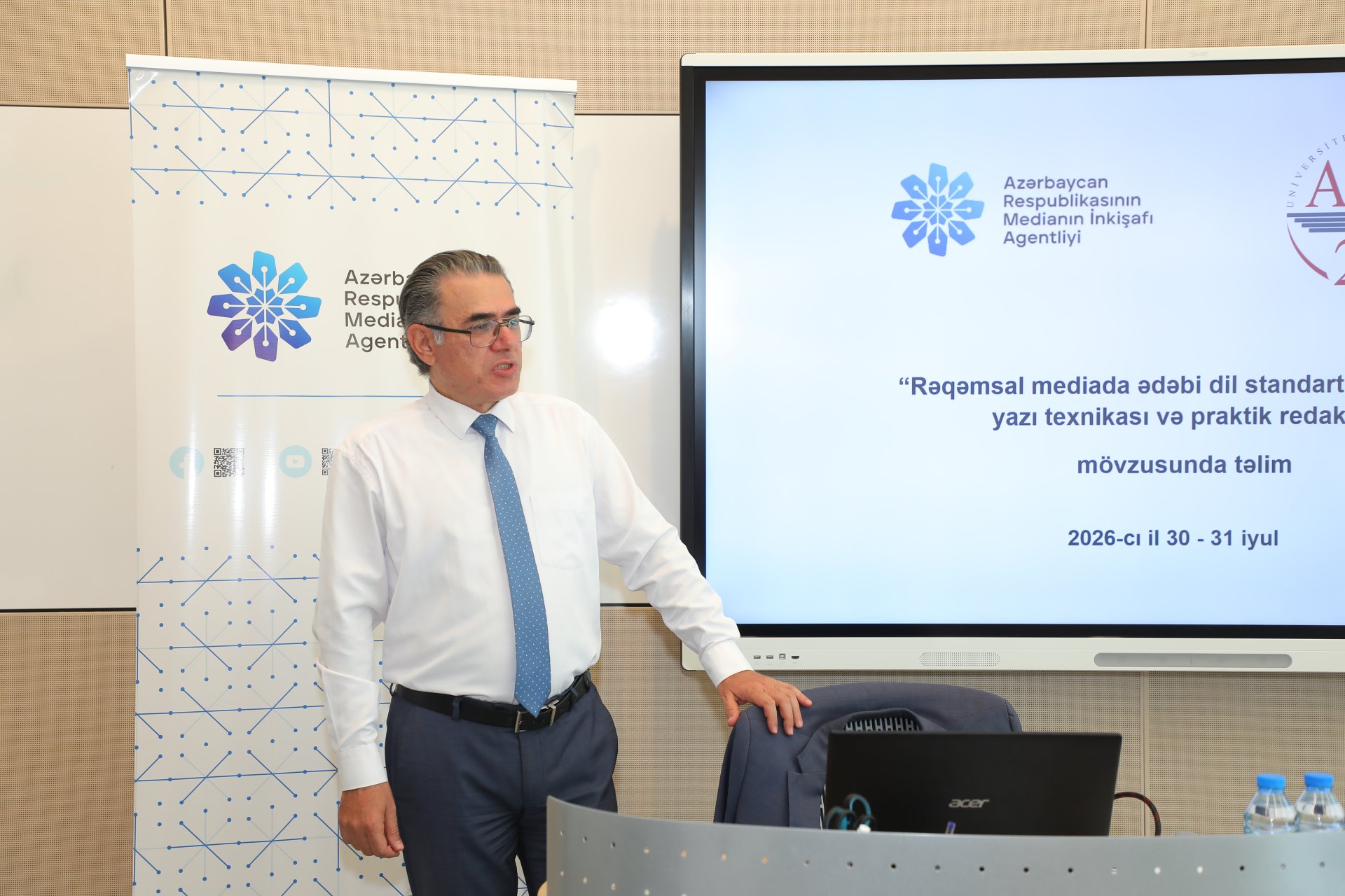 MEDİA və ADA Universitetinin jurnalistlər üçün təlim keçirir (FOTO)