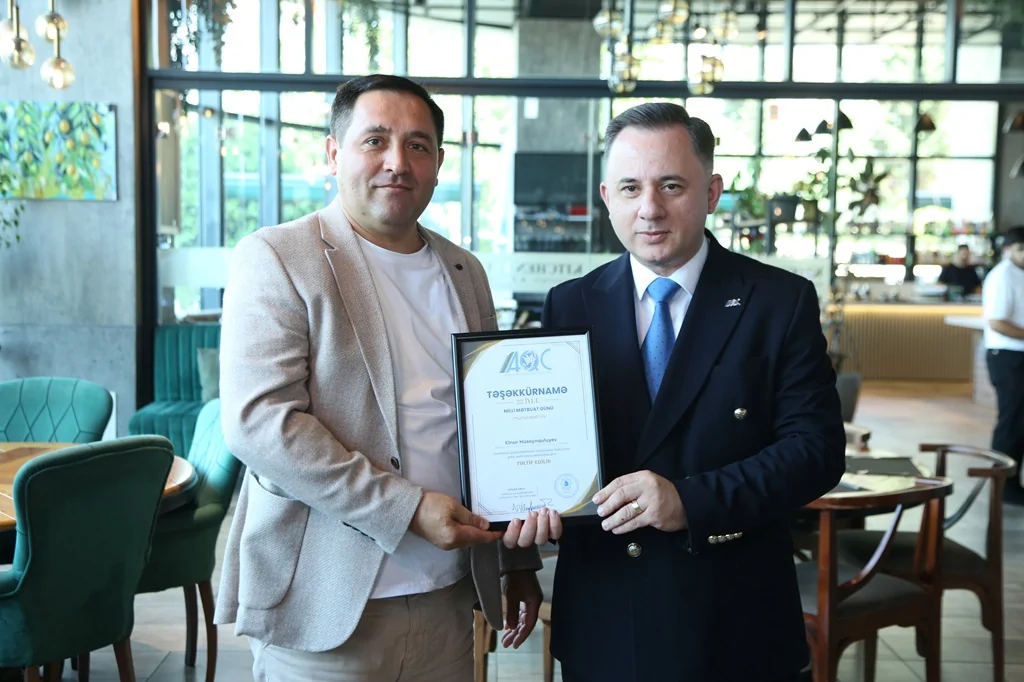 AQC Milli Mətbuat Günündə media nümayəndələri ilə görüş keçirdi (FOTO)