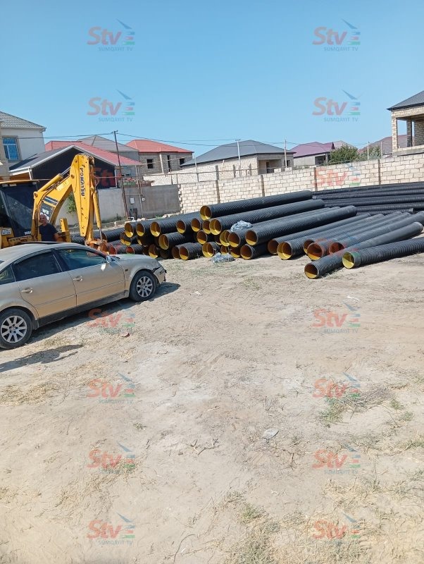 İllərin problemi həll olunur: 925 ailənin yaşadığı ərazidə kanalizasiya xəttinin çəkilişinə başlanıldı (FOTO)