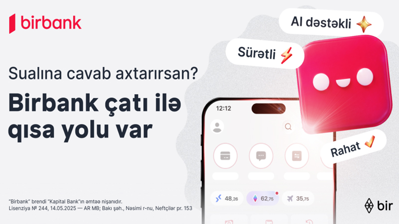 Birbank-la bütün suallara cavab almağın QISA YOLU VAR