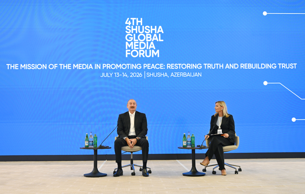 İlham Əliyev IV Şuşa Qlobal Media Forumunun açılışında iştirak etdi (YENİLƏNİB)