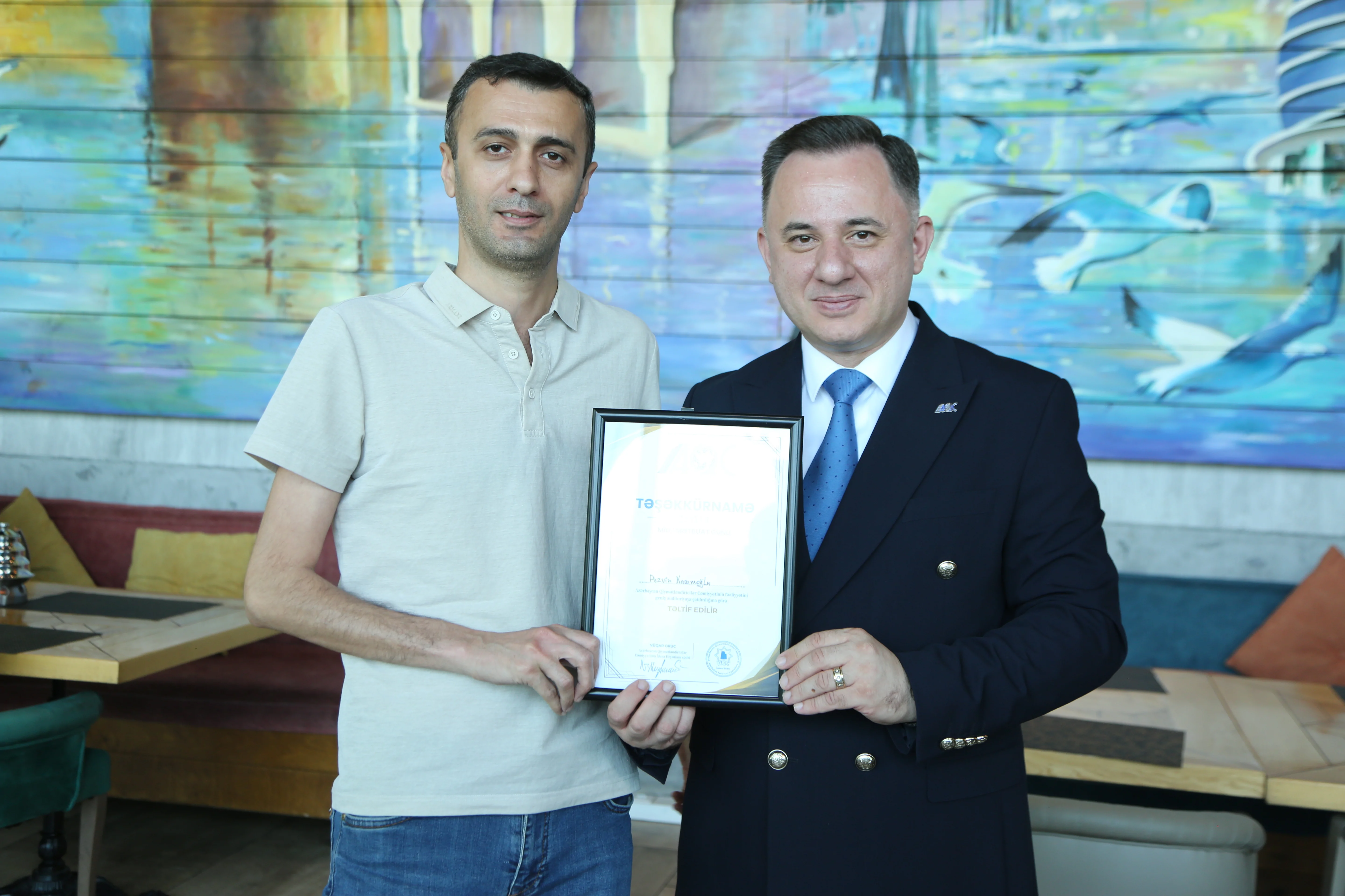 AQC Milli Mətbuat Günündə media nümayəndələri ilə görüş keçirdi (FOTO)