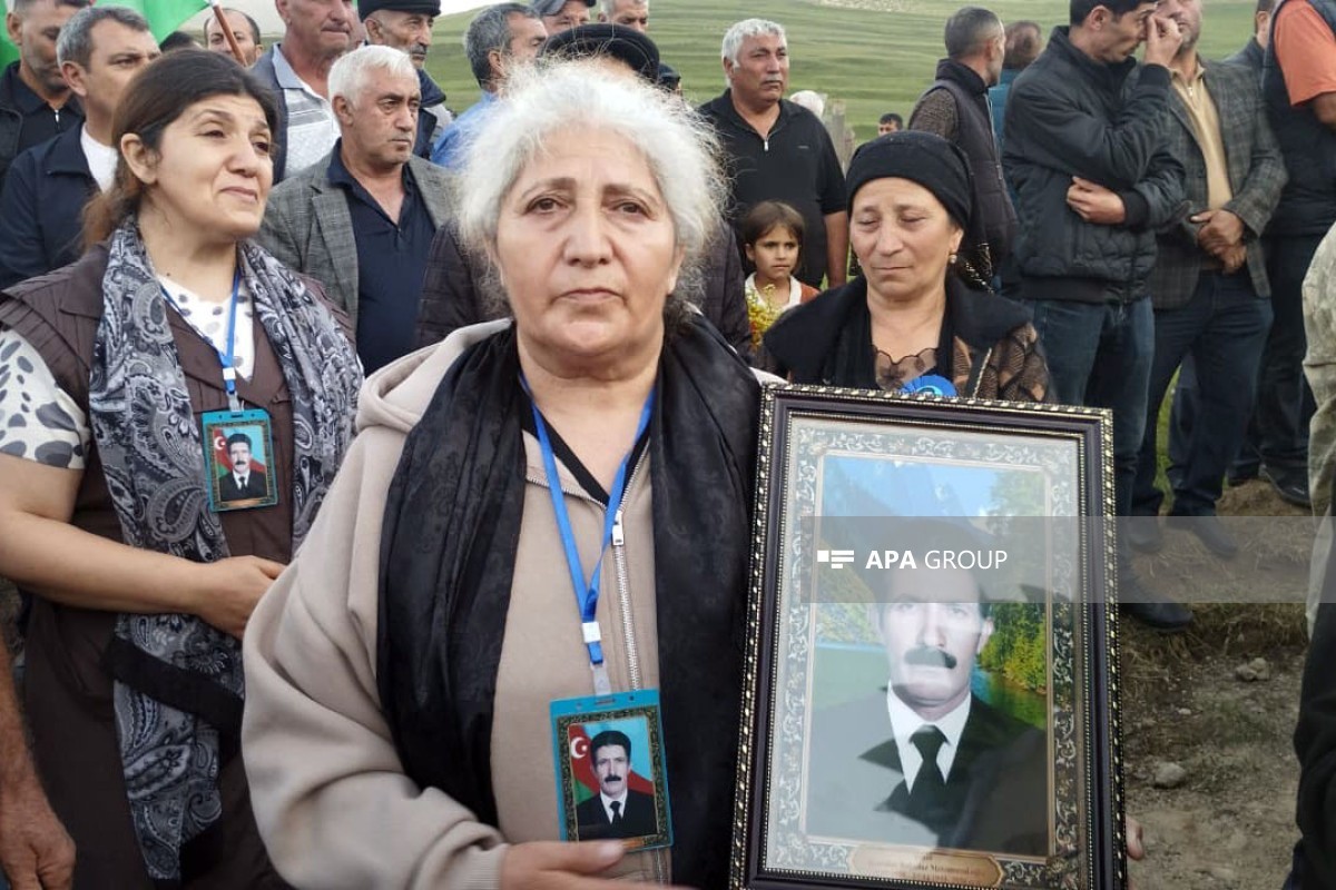 Birinci Qarabağ müharibəsi şəhidi Bahadur Kamalovun qalıqları Kəlbəcərdə dəfn olunub - FOTO