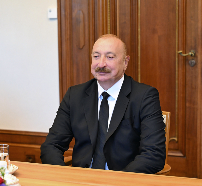 İlham Əliyev və Fridrix Merz mətbuata bəyanatlarla çıxış edib (YENİLƏNİB)