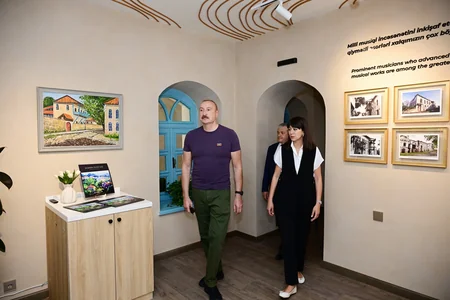 İlham Əliyev Şuşada 