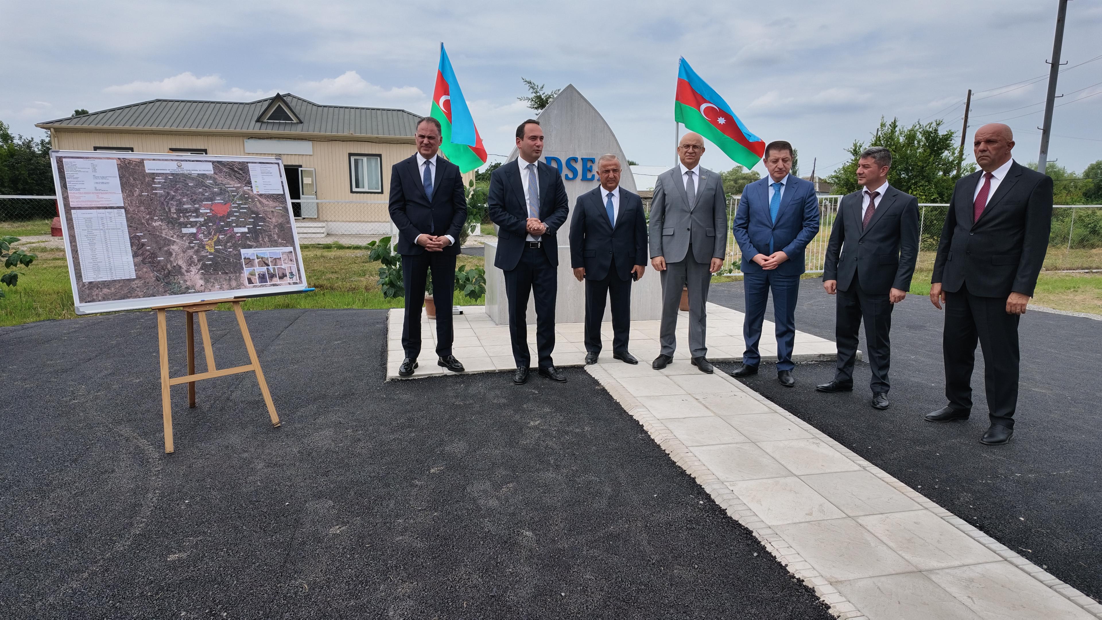 ADSEA daha bir kəndi içməli su ilə təmin edib (FOTO)