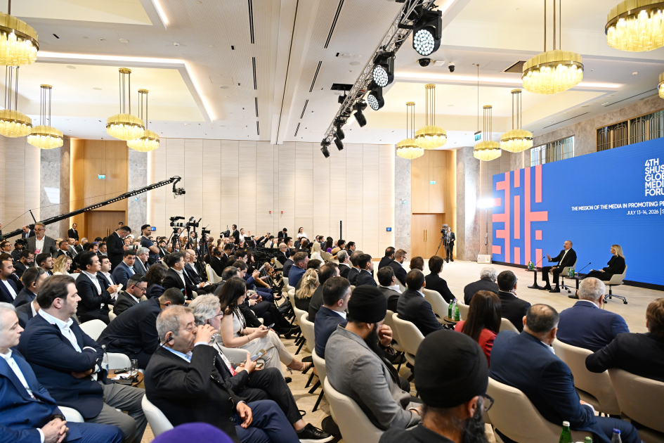 İlham Əliyev IV Şuşa Qlobal Media Forumunun açılışında iştirak etdi (YENİLƏNİB)