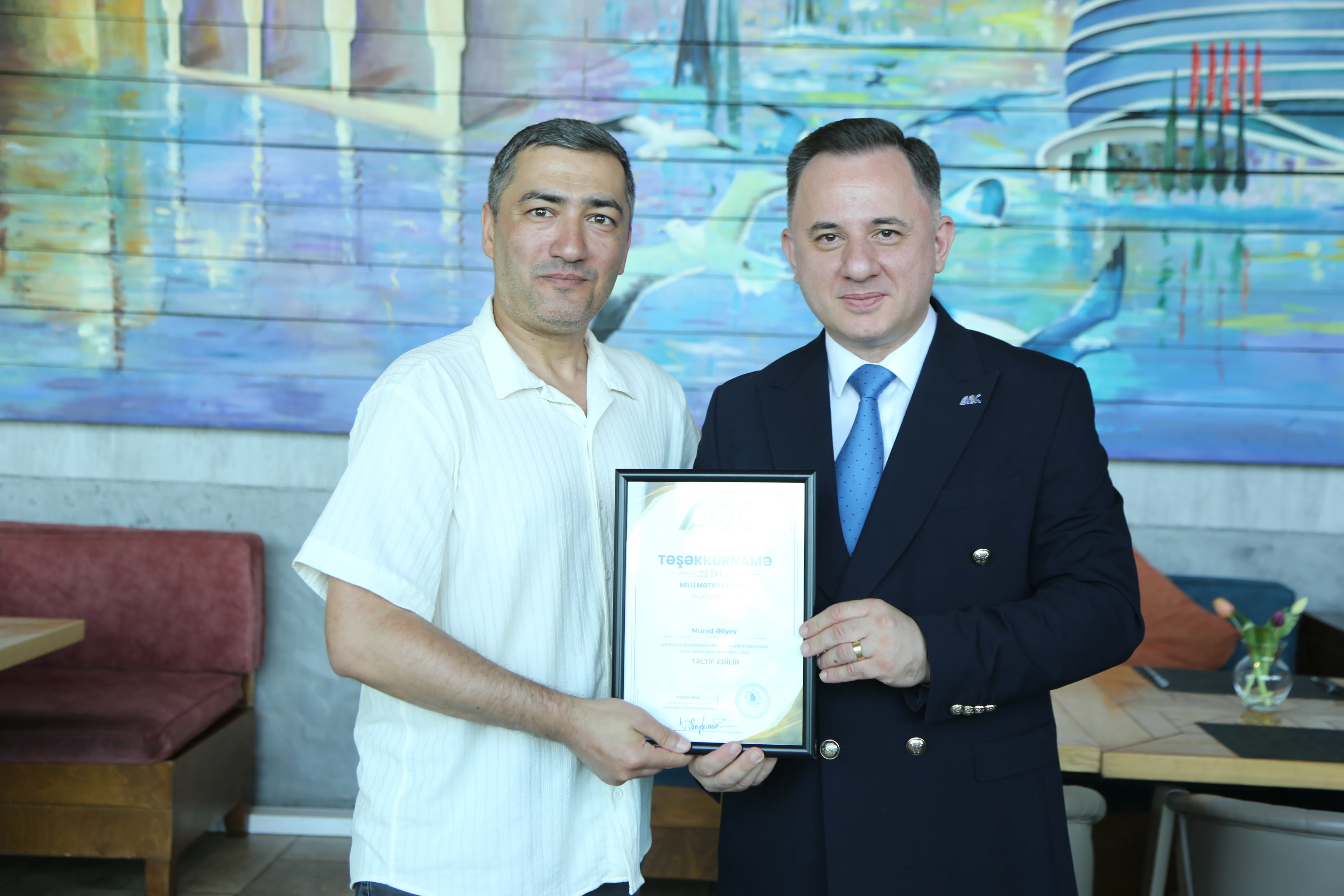 AQC Milli Mətbuat Günündə media nümayəndələri ilə görüş keçirdi (FOTO)