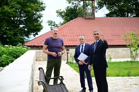 İlham Əliyev Şuşada 