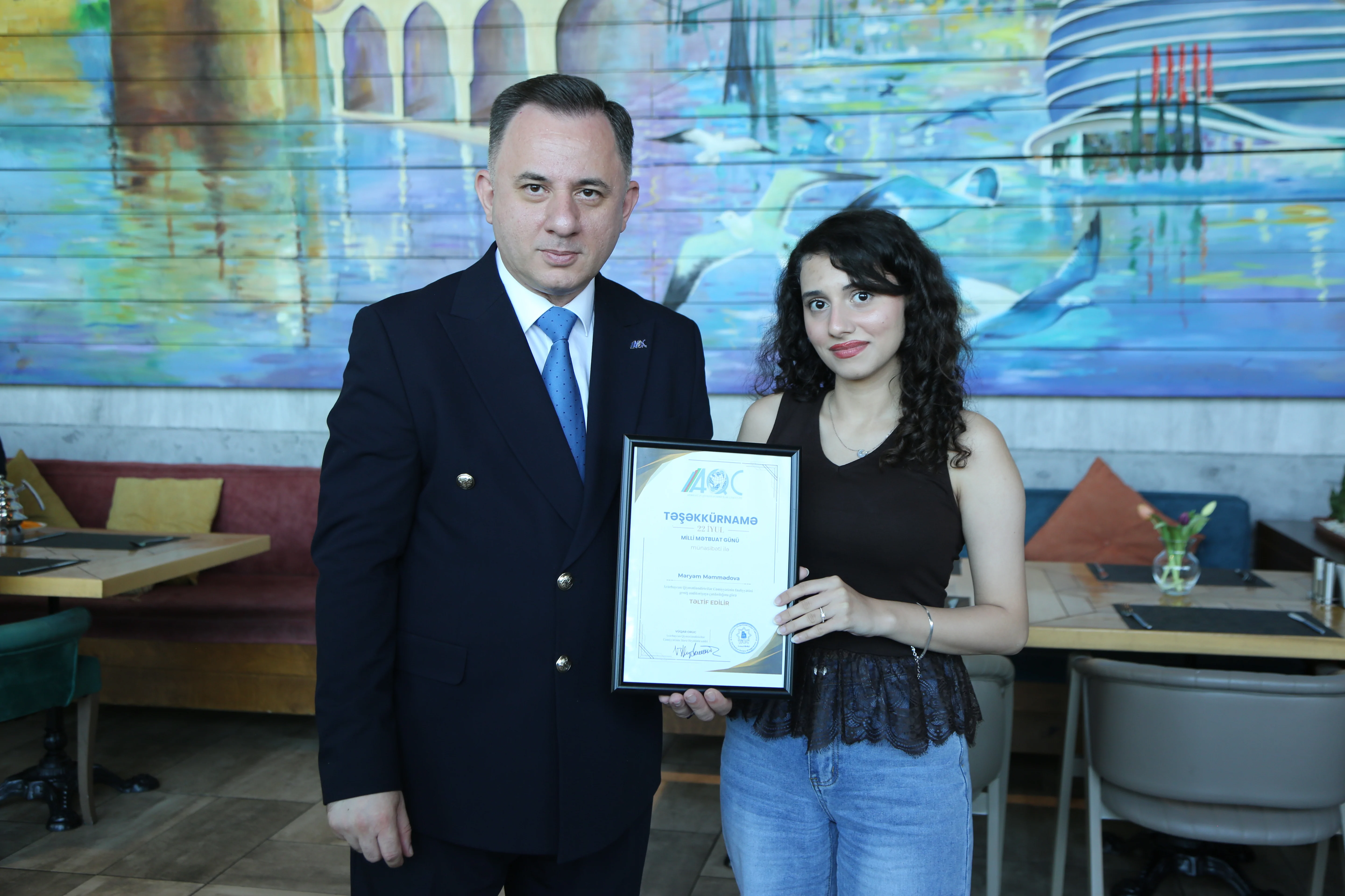 AQC Milli Mətbuat Günündə media nümayəndələri ilə görüş keçirdi (FOTO)