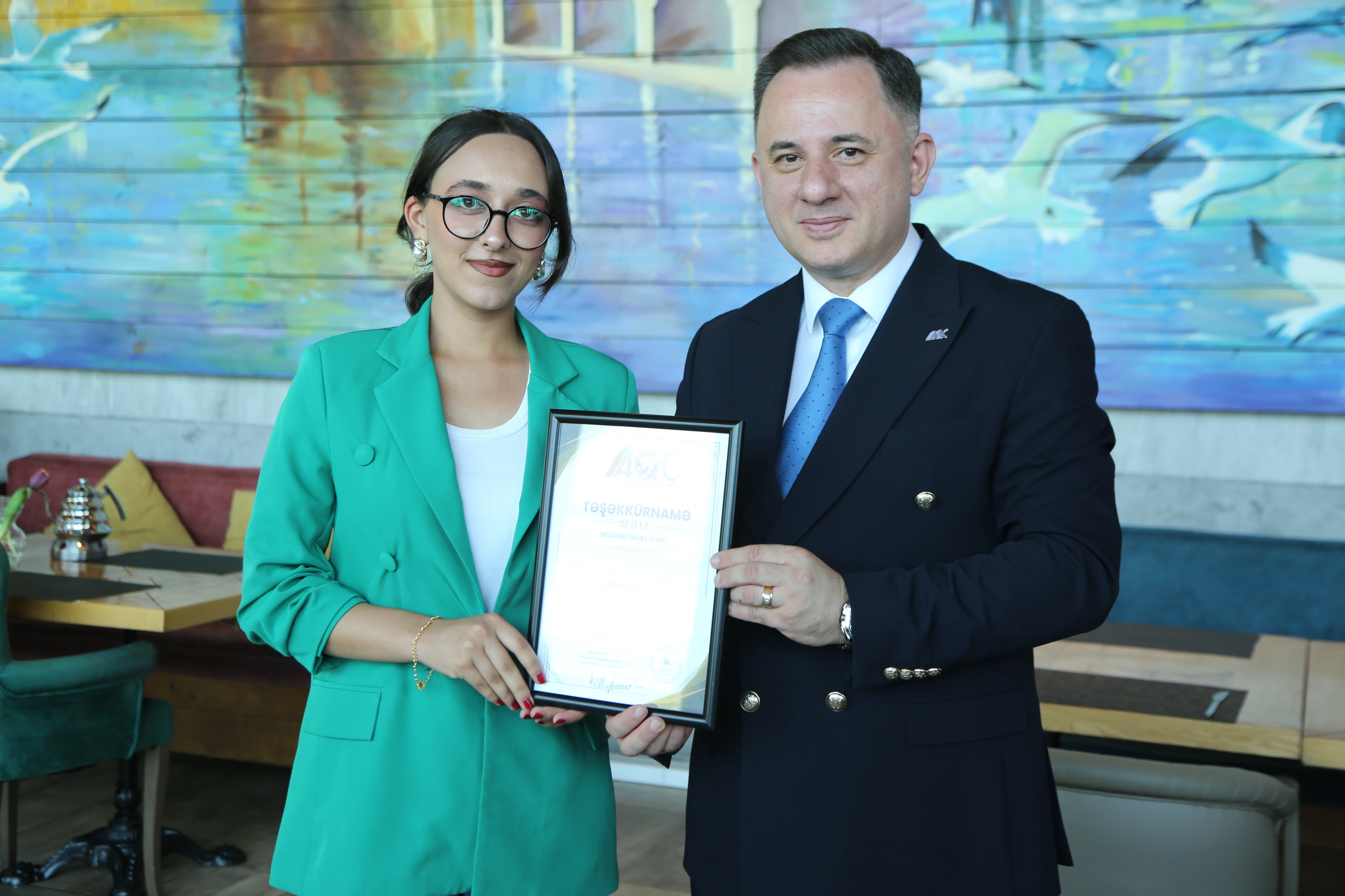 AQC Milli Mətbuat Günündə media nümayəndələri ilə görüş keçirdi (FOTO)
