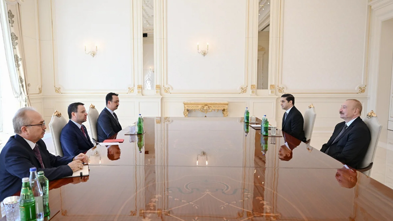 İlham Əliyev Türkiyənin ədliyyə nazirini qəbul etdi (FOTO)