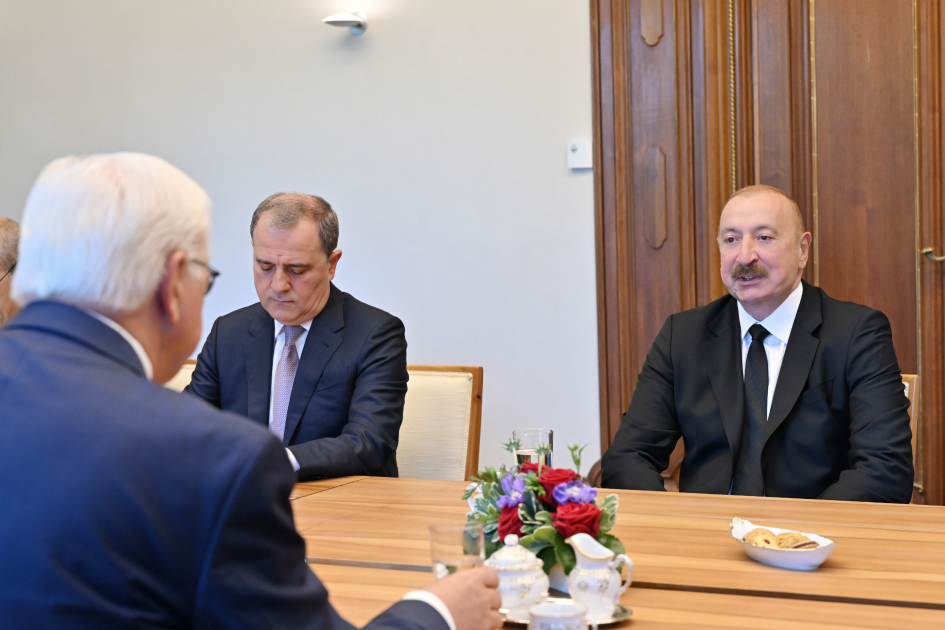 İlham Əliyev və Fridrix Merz mətbuata bəyanatlarla çıxış edib (YENİLƏNİB)