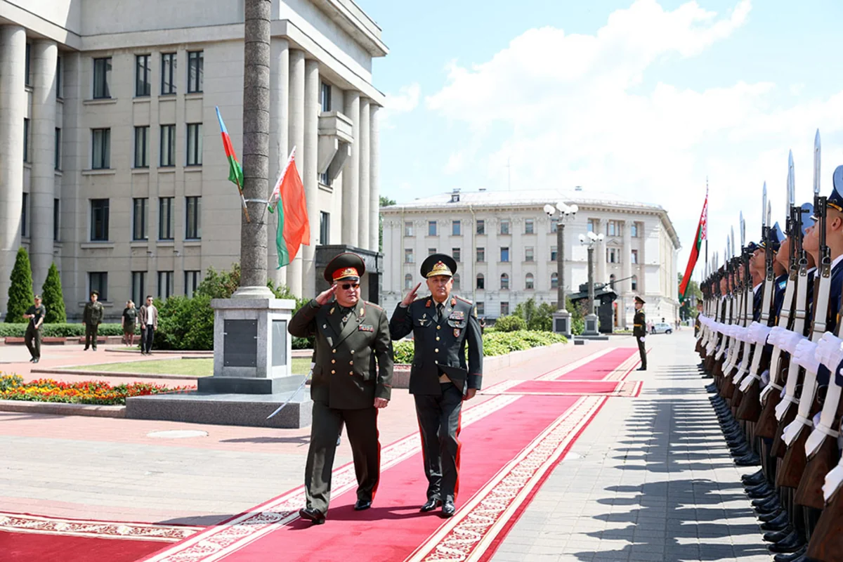 Kərim Vəliyev belaruslu həmkarı ilə regional təhlükəsizliyi müzakirə etdi (FOTO)