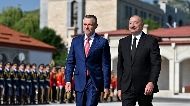 Prezidentlər Şuşada mətbuata bəyanatlarla çıxış etdi (YENİLƏNİR)